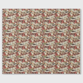  sinterklaas vrolijk kerstinpakpapier cadeaupapier (Vlak)