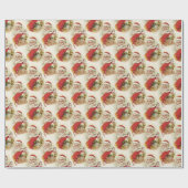  sinterklaas vrolijk kerstinpakpapier cadeaupapier (Vlak)