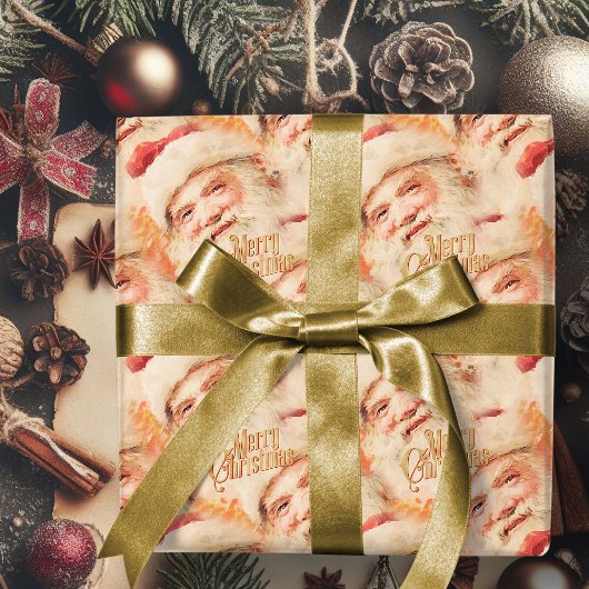  sinterklaas vrolijk kerstinpakpapier cadeaupapier