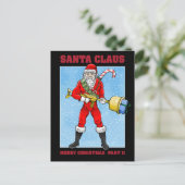 Sinterklaas Vrolijke Kerstmis Kaart (Staand voorkant)