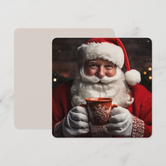 Sinterklaas Vrolijke Kerstmis Kaarten Notitiekaartje (Voorkant / Achterkant)