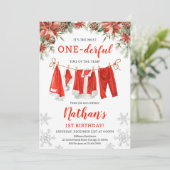 Sinterklaas waslijn verjaardag kaart (Staand voorkant)