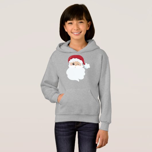 Sinterklaas, Winking Santa, Santa Hat, Kerstmis (Voorkant volledig)