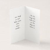 Sinterklaas 'Woorden van Wijsheid Kerst Kaart (Binnen)