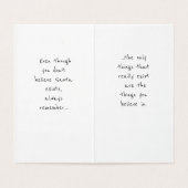 Sinterklaas 'Woorden van Wijsheid Kerst Kaart (Binnenkant ongevouwen)