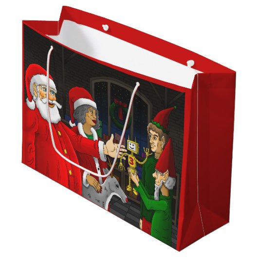 Sinterklaas Workshop Groot Cadeauzakje (Voorkant Gekanteld)