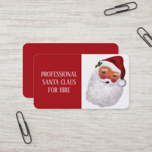 Sinterklaas Xmas Rode Huren Sleigh Professional Visitekaartje