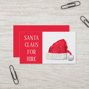 Sinterklaas Xmas Rode Huren Sleigh Professional Visitekaartje