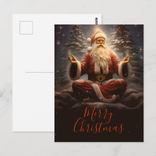 Sinterklaas Yoga Briefkaart (Voorkant / Achterkant)