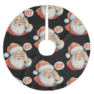 Sinterklaas Zes Zeven 6 7 67 Kerst Grappig Xmas Me Kerstboom Rok