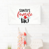 Sinterklaas zijn favoriete grappige kerst Kerstmis Spandoek (Insitu)