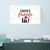 Sinterklaas zijn favoriete grappige kerst Kerstmis Spandoek (Beurs)
