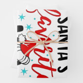 Sinterklaas zijn favoriete grappige kerst Xmas Inpakpapier Vel (In situ)