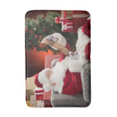 Sinterklaas zijn lijst bekijken Bath Mat (Voorkant Verticaal)