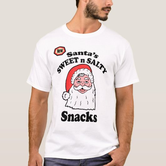 Sinterklaas Zoete En Zoute Snacks T-shirt (Voorkant)
