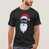 Sinterklaas Zonnebril Hipster Kerst Mannen T-shirt (Voorkant)