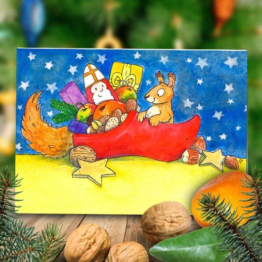 Sinterklaasdag wenskaart van Nicole Janes Kaart