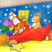 Sinterklaasdag wenskaart van Nicole Janes Kaart