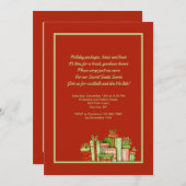 Sinterklaasfeest Uitnodiging (Voorkant / Achterkant)