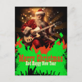 Sinterklaasgitaar Briefkaart (Voorkant)