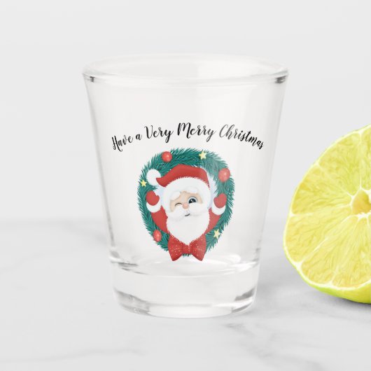 Sinterklaasglas Shot Glas (Voorkant)