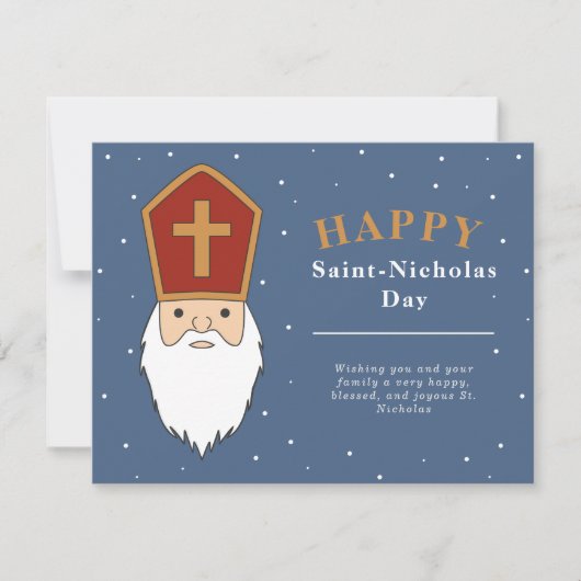 Sinterklaaskaart Feestdagenkaart (Voorkant)