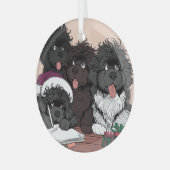 Sinterklaaslijst, twee keer controleren glas ornament (Voorkant links)