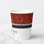 Sinterklaasriem en gesp - Vrolijk Kerstfeest Papieren Bekers (Links)