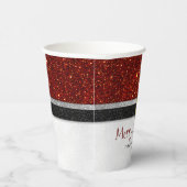 Sinterklaasriem en gesp - Vrolijk Kerstfeest Papieren Bekers (Rechts)