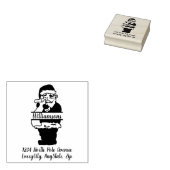 Sinterklaasschrift retouradres rubberstempel (Gestempeld)