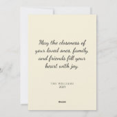  Sinterklaasslee en rendiervliegen Feestdagenkaart (Achterkant)