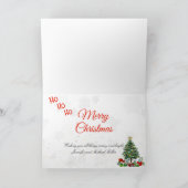 Sinterklank en Slaapse Kerstmis — Persoonlijke han Feestdagen Kaart (Binnen)