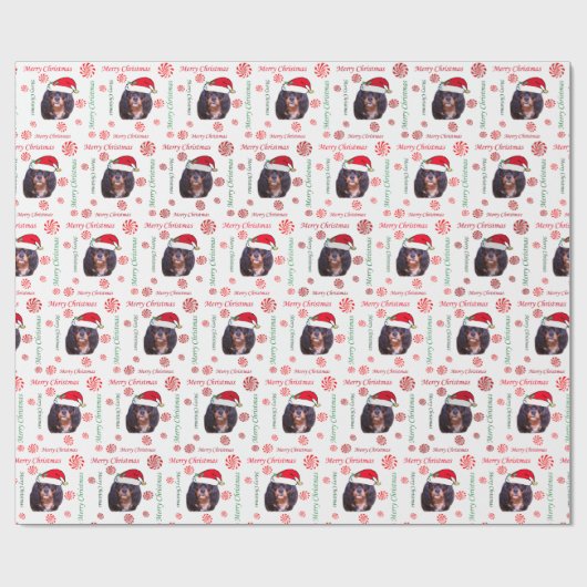 Sinterklappapier met prettige kerstcadeautjes voor cadeaupapier (Vlak)