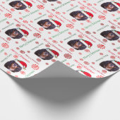 Sinterklappapier met prettige kerstcadeautjes voor cadeaupapier (Hoek)