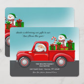 Sinterklare Cadeaus in Truck Moving Kaart (Voorkant / Achterkant)