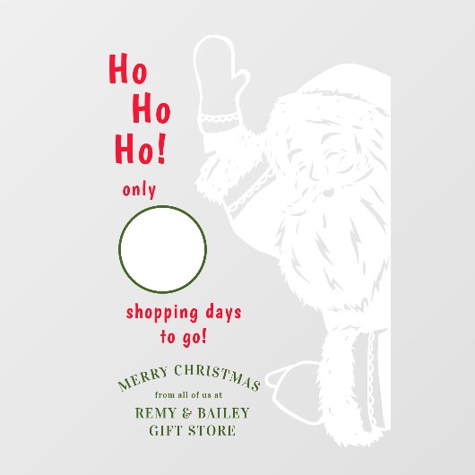 Sinterklare kerstaftellingsklare kerstbeker raamsticker (Vel)