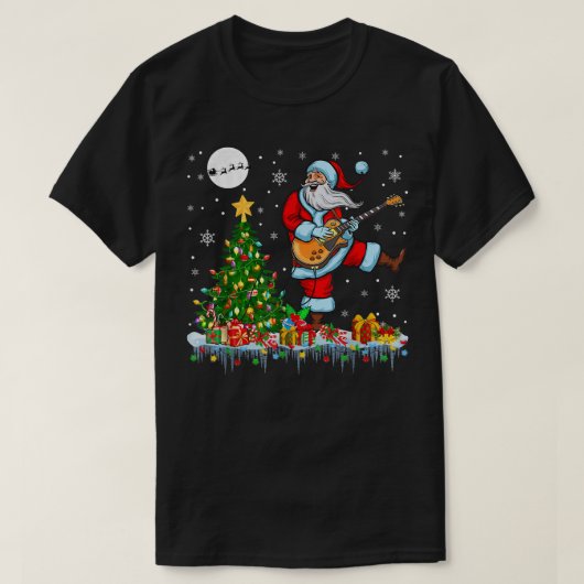 Sinterklare kerstboom met vingerafdrukken Licht Gu T-shirt (Design voorkant)