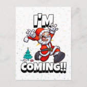 Sinterklare kerstdagen, Humor Quote Holiday Feestdagenkaart (Voorkant)