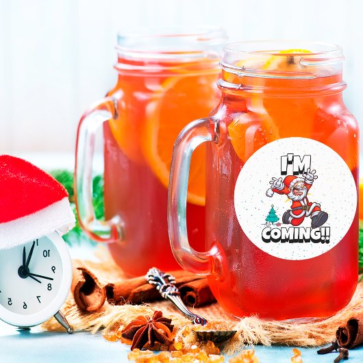 Sinterklare kerstdagen, Humor Quote Holiday Labels