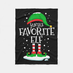 Sinterklare kerstfamilie die Xma aanpast Fleece Deken