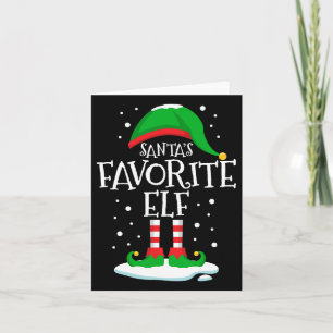 Sinterklare kerstfamilie die Xma aanpast Kaart