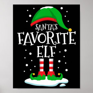 Sinterklare kerstfamilie die Xma aanpast Poster