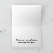 Sinterklare kerstfeestkaart op breedband feestdagen kaart (Binnen)