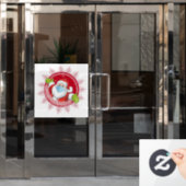 Sinterklare kerstkerstkerstkerstcadeautjes raamsticker (Kantoordeur)