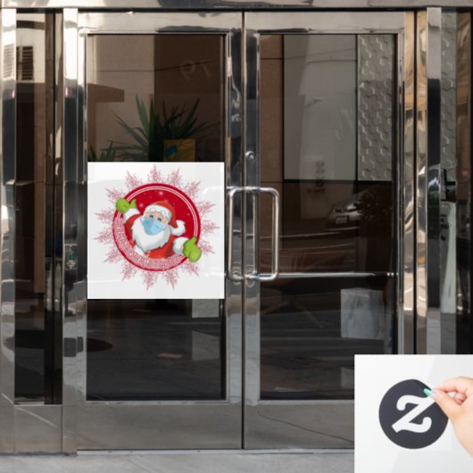 Sinterklare kerstkerstkerstkerstcadeautjes raamsticker (Kantoordeur)