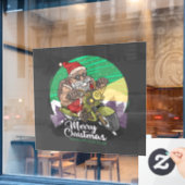 Sinterklare kerstkerstkerstkerstkerstcadeautjes raamsticker (Cafe Raam)