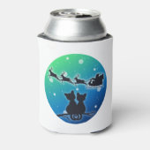 Sinterklare kleding met kattenlappen Funny Xmas Blikjeskoeler (Blikje Achterkant)