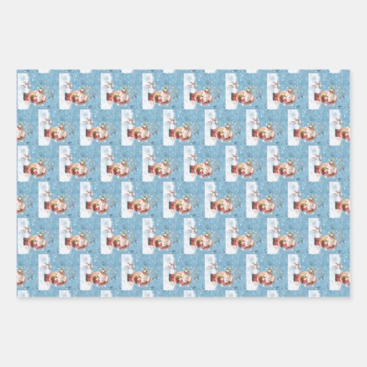 Sinterklare lijst inpakpapier vel (Voorkant 2)