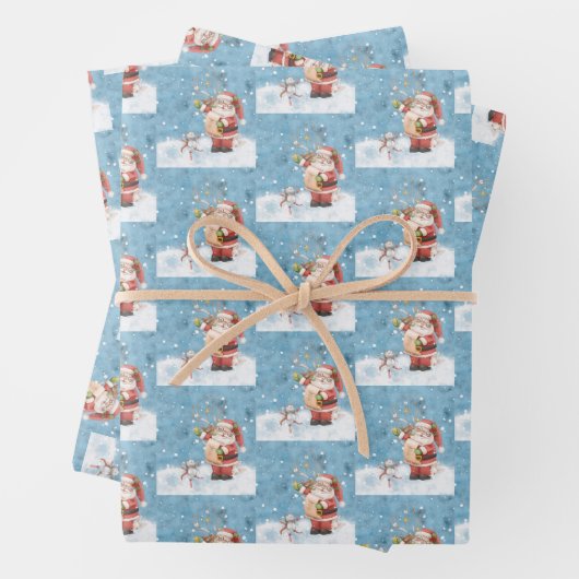 Sinterklare lijst inpakpapier vel (In situ)