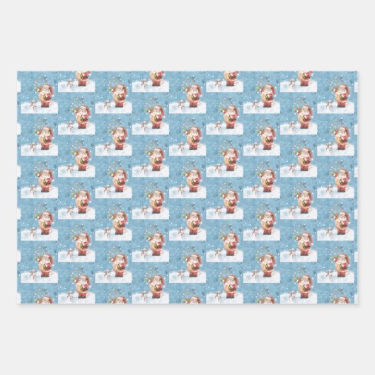 Sinterklare lijst inpakpapier vel (Voorkant)